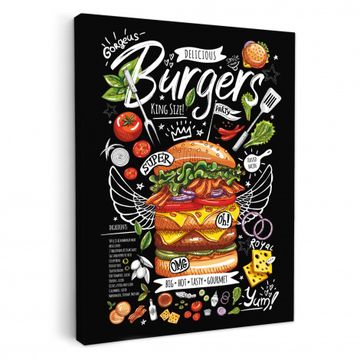 Cuadro de cocina - Banquete de hamburguesas 