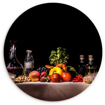 Cuadro redondo - Composición Culinaria