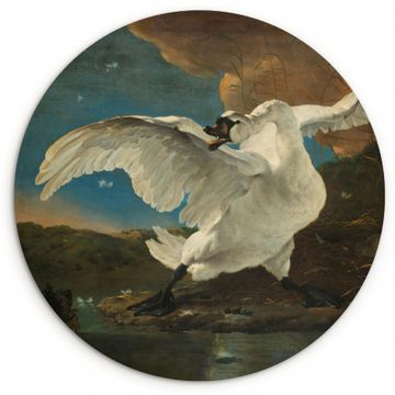 Cuadro redondo - El Cisne Amenazado